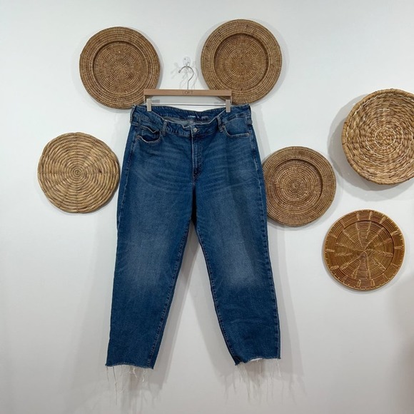 Old Navy Denim - Old Navy Blue Denim High Waist High Rise OG Loose Jeans Plus Size 20